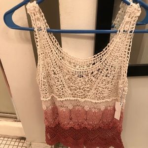American Eagle lace tank top